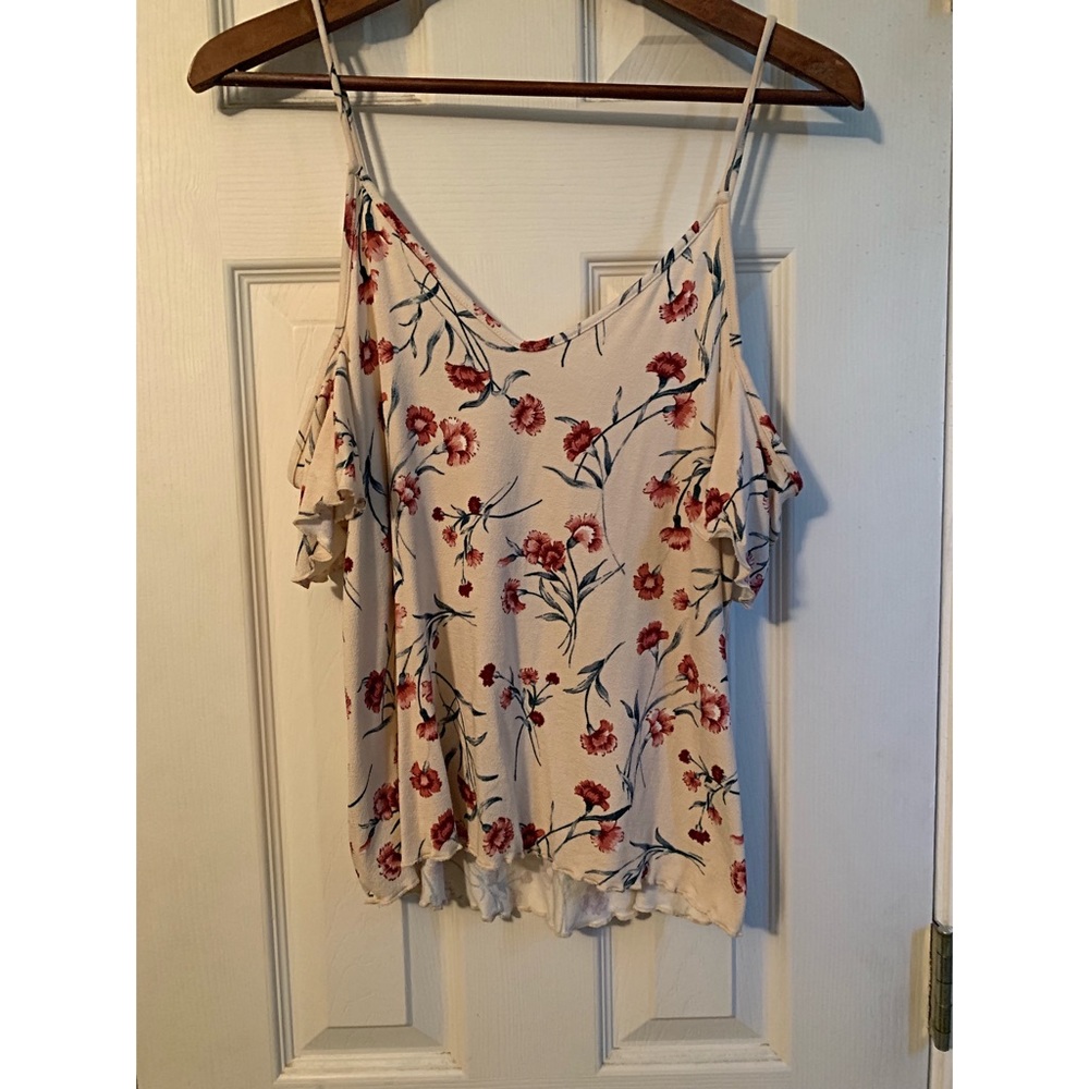 Floral off shoulder top